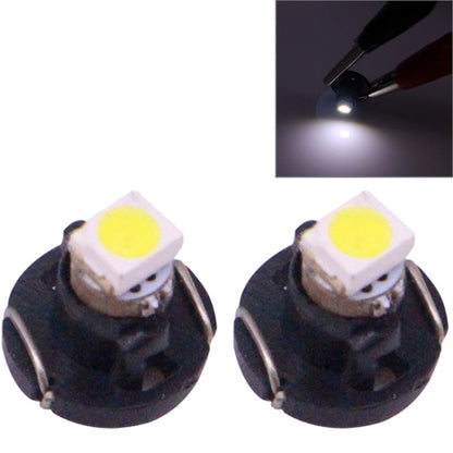 2 ชิ้น T3 แสงสีขาว 0.1 วัตต์ 5LM 1 LED SMD 3528 LED เครื่องมือหลอดไฟแดชบอร์ดไฟสำหรับยานพาหนะ, DC 12 โวลต์, T3 0.1W