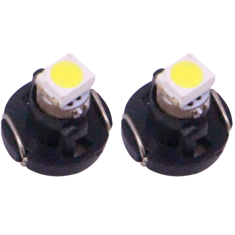 2 ชิ้น T3 แสงสีขาว 0.1 วัตต์ 5LM 1 LED SMD 3528 LED เครื่องมือหลอดไฟแดชบอร์ดไฟสำหรับยานพาหนะ, DC 12 โวลต์, T3 0.1W