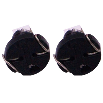 2 ชิ้น T3 แสงสีขาว 0.1 วัตต์ 5LM 1 LED SMD 3528 LED เครื่องมือหลอดไฟแดชบอร์ดไฟสำหรับยานพาหนะ, DC 12 โวลต์, T3 0.1W