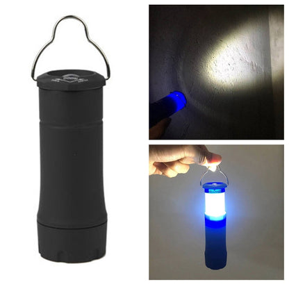 ไฟฉาย LED Camping โคมไฟ Handy อลูมิเนียม Ultra Bright Telescopic ไฟฉายพร้อมคลิป