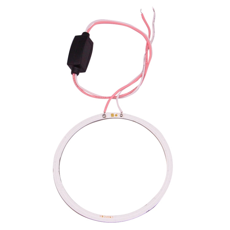 60mm 5W 180LM ดวงตาแองเจิลวงกลมไฟหน้ารถ COB ไฟ LED สำหรับยานพาหนะ DC 12-24V, 60mm Blue Light, 60mm White Light