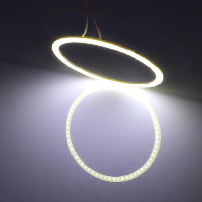 60mm 5W 180LM ดวงตาแองเจิลวงกลมไฟหน้ารถ COB ไฟ LED สำหรับยานพาหนะ DC 12-24V, 60mm Blue Light, 60mm White Light