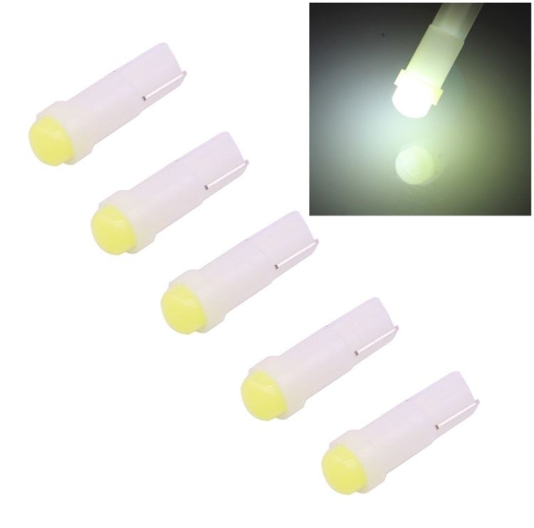 5 ชิ้น T5 0.5 วัตต์ 20LM 1 LED ซัง LED เครื่องมือหลอดไฟแผงหน้าปัดไฟสำหรับยานพาหนะ DC 12 โวลต์