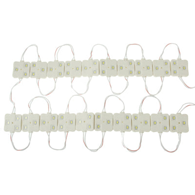 20x ไฟ LED สีขาว 3 ดวง 5630 SMD LED, DC 12V