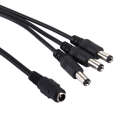 5.5 x 2.1 มม. DC Power Female Barrel ถึง 3 Male Barrel เชื่อมต่อ สายเคเบิลสำหรับ LED Light Controller