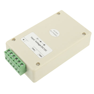 ตัวควบคุม SPI พร้อมรีโมทคอนโทรล RF สำหรับไฟ LED Strip, DC 12V