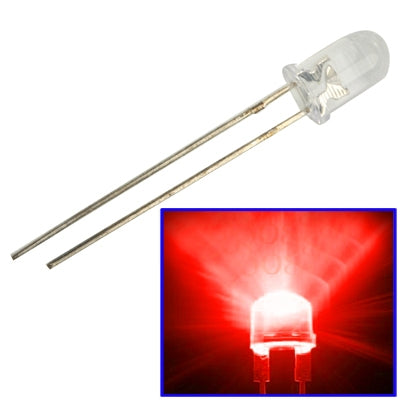 หลอดไฟ LED น้ำใสขนาด 3 มม. จำนวน 1,000 ชิ้น