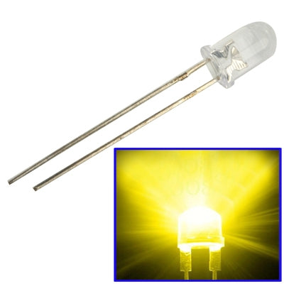 หลอดไฟ LED น้ำใสขนาด 3 มม. จำนวน 1,000 ชิ้น