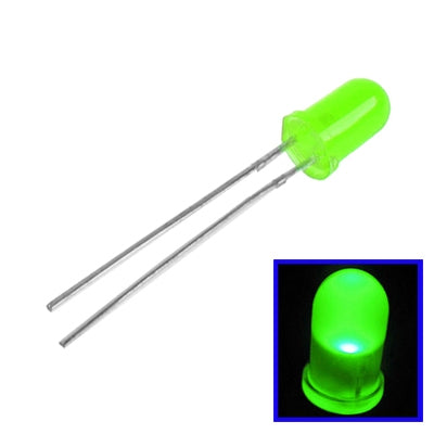 หลอดไฟ LED ทรงกลมสีเขียวขนาด 3 มม. จำนวน 1,000 ชิ้น