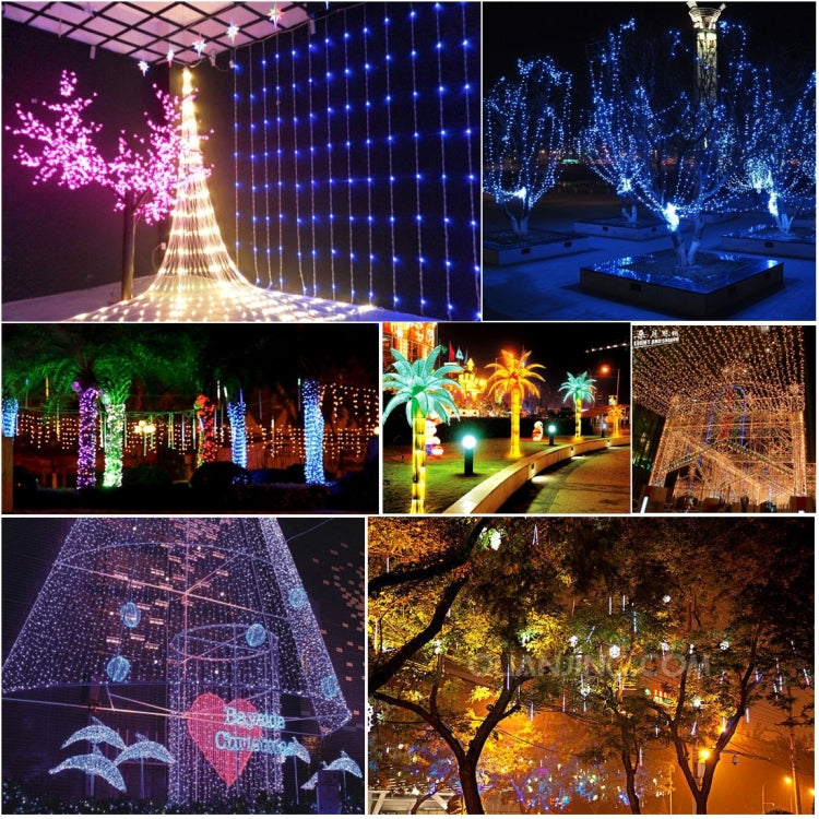 สำหรับงานปาร์ตี้คริสต์มาส ไฟ LED 50 ดวง ไฟ RGB ใช้พลังงานแบตเตอรี่