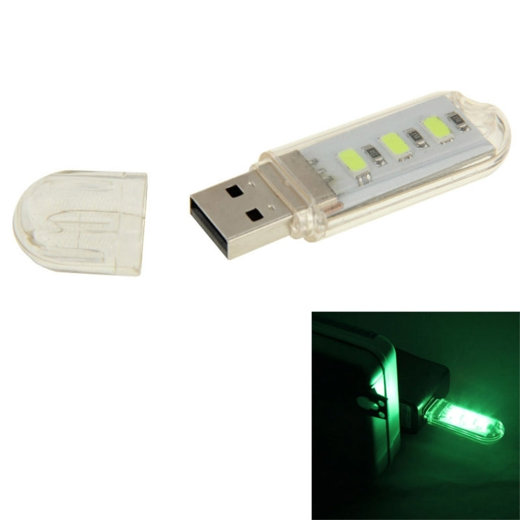 3 LED SMD 5630 1.5W USB Flash Disk สไตล์โคมไฟ USB, White Light, Green Light, Warm White Light