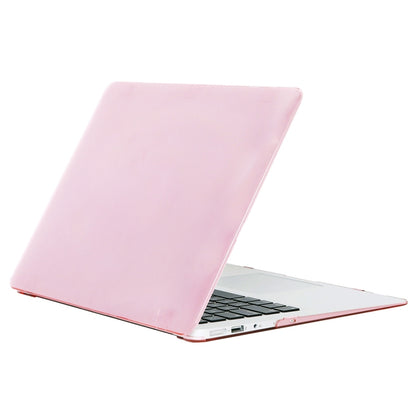 สำหรับ MacBook Air 13.3 นิ้ว A1466 2012-2017 / A1369 2010-2012 แล็ปท็อปคริสตัลฮาร์ดเคสป้องกัน, Pink
