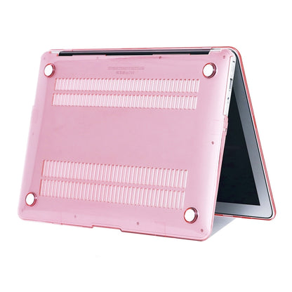 สำหรับ MacBook Air 13.3 นิ้ว A1466 2012-2017 / A1369 2010-2012 แล็ปท็อปคริสตัลฮาร์ดเคสป้องกัน, Pink