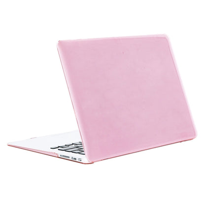 สำหรับ MacBook Air 13.3 นิ้ว A1466 2012-2017 / A1369 2010-2012 แล็ปท็อปคริสตัลฮาร์ดเคสป้องกัน, Pink