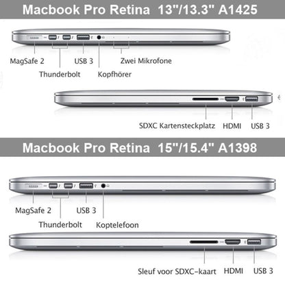 เคสป้องกันคริสตัลแข็งสำหรับ Macbook Pro Retina 15.4 นิ้ว