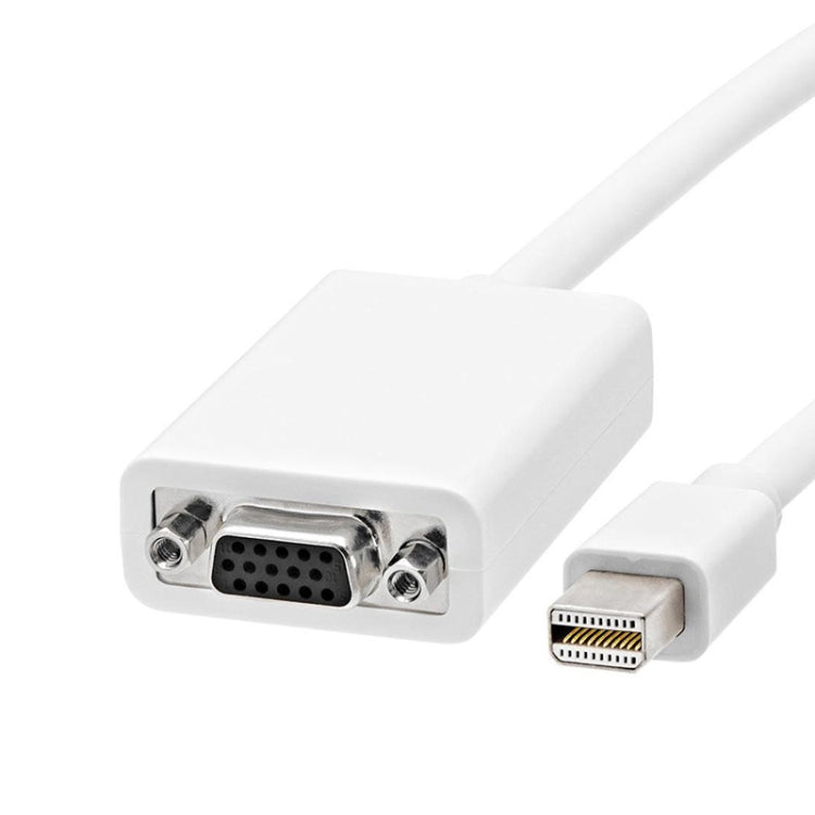 มินิจอแสดงผลอะแดปเตอร์ VGA 15 Pin Female สำหรับ Apple, Mini DP to VGA 15Pin
