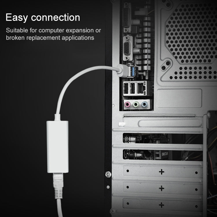 อะแดปเตอร์อีเทอร์เน็ตความเร็วสูง USB 2.0 ความเร็วสูง