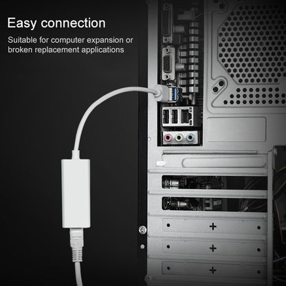 อะแดปเตอร์อีเทอร์เน็ตความเร็วสูง USB 2.0 ความเร็วสูง