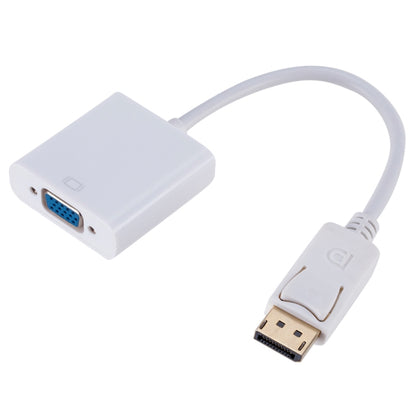 พอร์ตแสดงผลตัวแปลงชายเป็นหญิง VGA ความยาว: 20 ซม, DP Male to VGA Female 20cm White, DP Male to VGA Female Black
