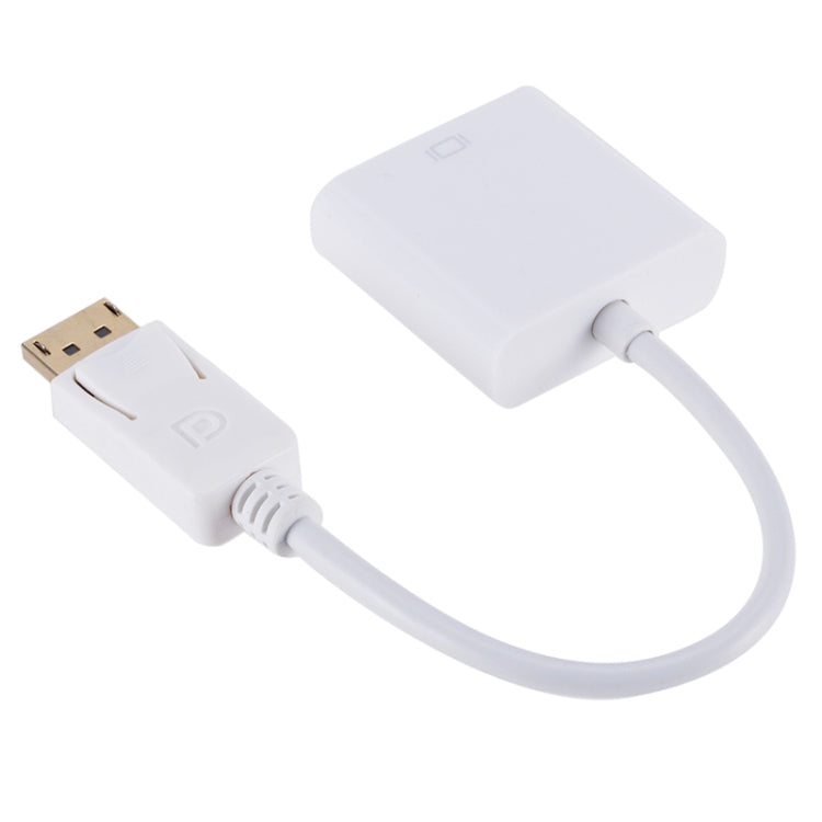 พอร์ตแสดงผลตัวแปลงชายเป็นหญิง VGA ความยาว: 20 ซม, DP Male to VGA Female 20cm White, DP Male to VGA Female Black