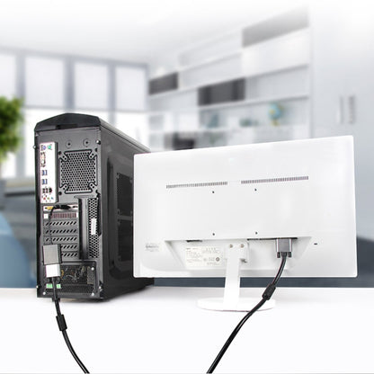 พอร์ตแสดงผลตัวแปลงชายเป็นหญิง VGA ความยาว: 20 ซม, DP Male to VGA Female 20cm White, DP Male to VGA Female Black