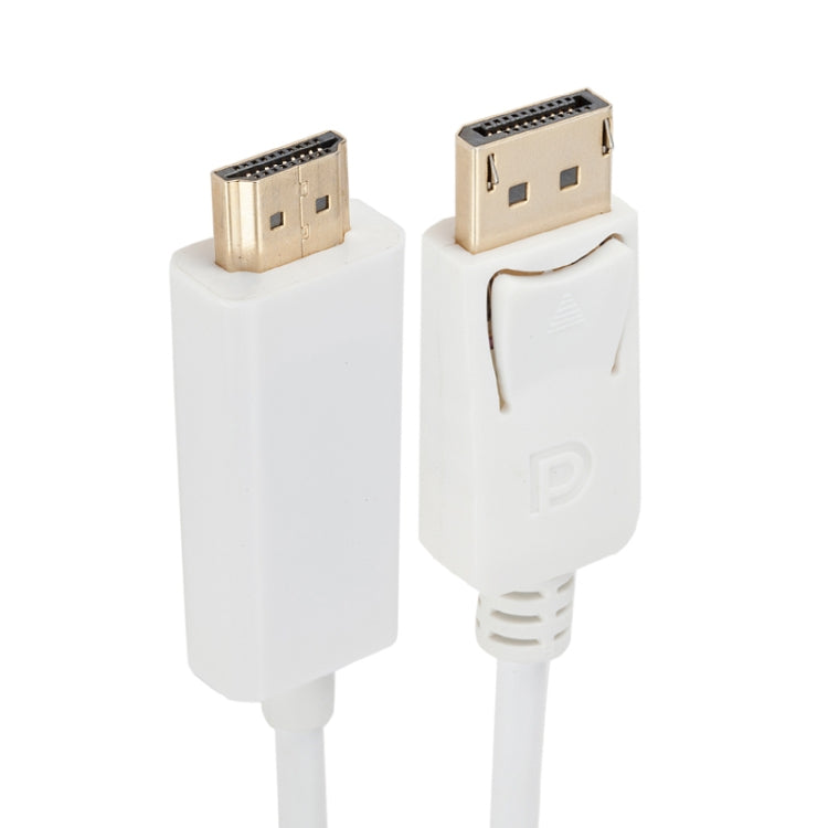 สายแปลง DisplayPort Male to HDMI Male ความยาว 1.8 ม, DP to HDMI Male White
