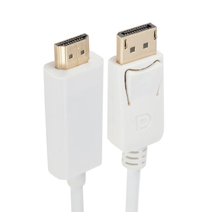 สายแปลง DisplayPort Male to HDMI Male ความยาว 1.8 ม, DP to HDMI Male White
