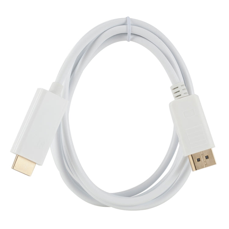 สายแปลง DisplayPort Male to HDMI Male ความยาว 1.8 ม, DP to HDMI Male White
