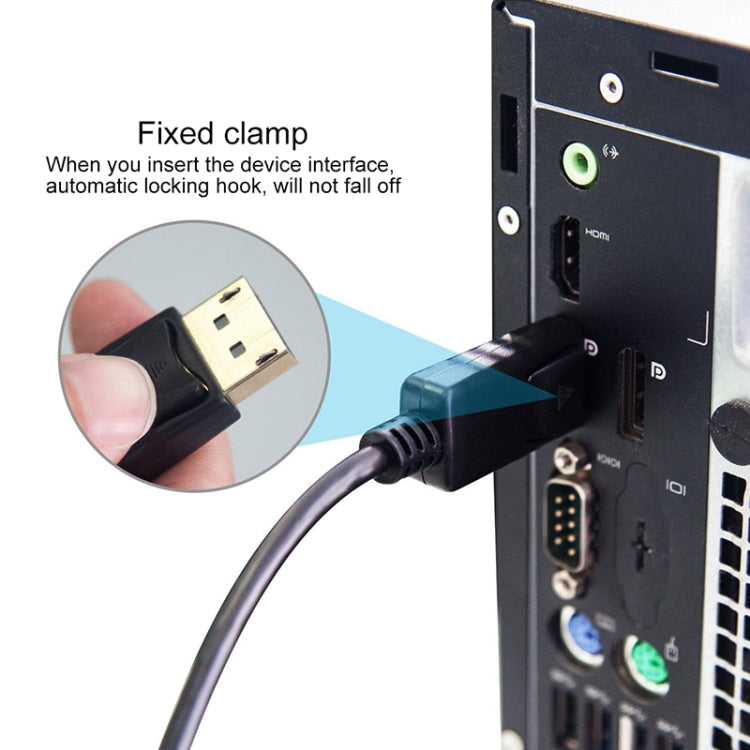 สายแปลง DisplayPort Male to HDMI Male ความยาว 1.8 ม, DP to HDMI Male White