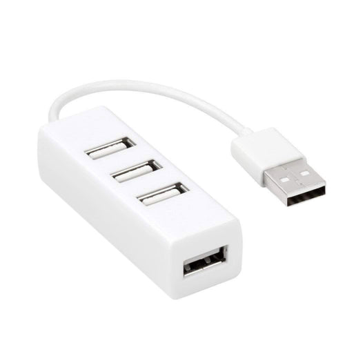 4 พอร์ต USB 2.0 HUB สำหรับคอมพิวเตอร์ Apple, for Apple Computer(White)