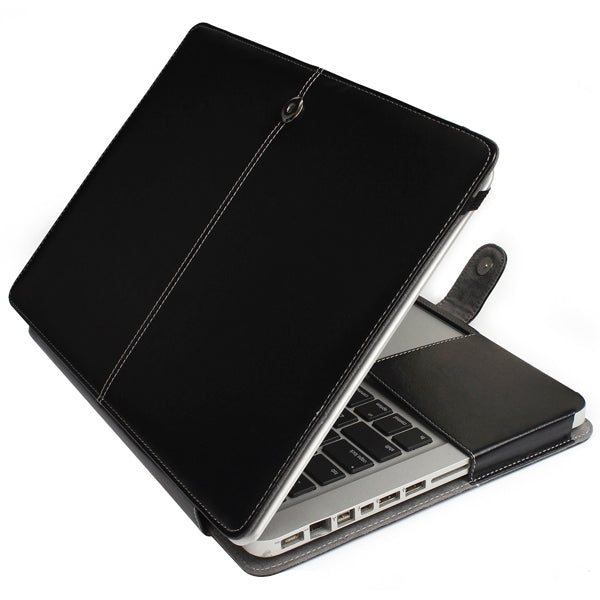 เคสหนังสำหรับโน๊ตบุ๊คพร้อมตัวล็อคสำหรับ MacBook Pro รุ่น 13.3 นิ้ว