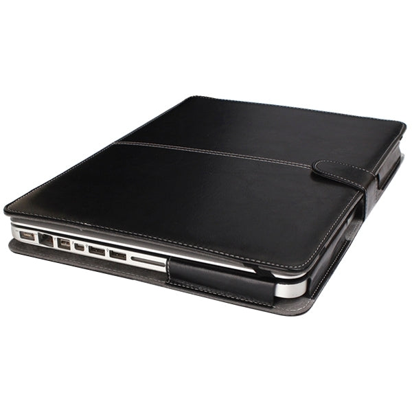 เคสหนังสำหรับโน๊ตบุ๊คพร้อมตัวล็อคสำหรับ MacBook Pro รุ่น 15.4 นิ้ว