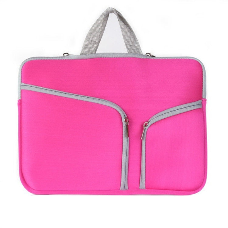 Double Pocket Zip กระเป๋าถือกระเป๋าแล็ปท็อปสำหรับ Macbook Air 11.6 นิ้ว