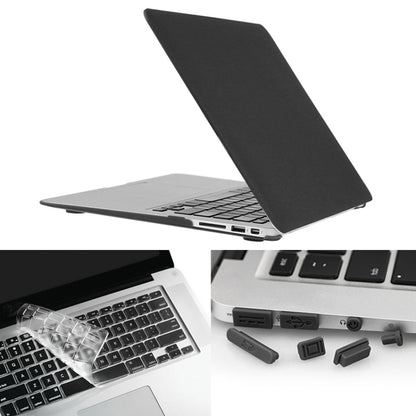 ENKAY สำหรับ Macbook Air 13.3 นิ้ว (เวอร์ชั่นอเมริกา) / A1369 / A1466 Hat-Prince 3 ใน 1 Frosted Hard Shell เคสพลาสติกป้องกันพร้อมตัวป้องกันแป้นพิมพ์และปลั๊กฝุ่นพอร์ต