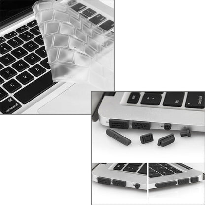 ENKAY สำหรับ Macbook Air 13.3 นิ้ว (เวอร์ชั่นอเมริกา) / A1369 / A1466 Hat-Prince 3 ใน 1 Frosted Hard Shell เคสพลาสติกป้องกันพร้อมตัวป้องกันแป้นพิมพ์และปลั๊กฝุ่นพอร์ต