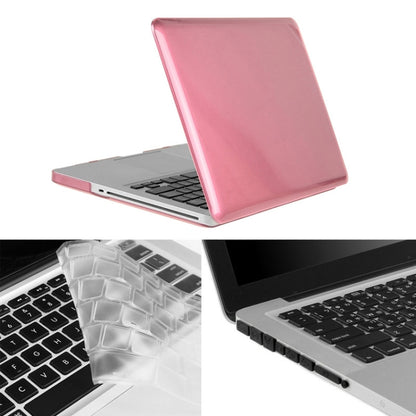 ENKAY สำหรับ Macbook Pro 13.3 นิ้ว (เวอร์ชั่นอเมริกา) / A1278 Hat-Prince 3 in 1 เคสพลาสติกแข็งคริสตัลพร้อมตัวป้องกันแป้นพิมพ์และปลั๊กฝุ่นพอร์ต