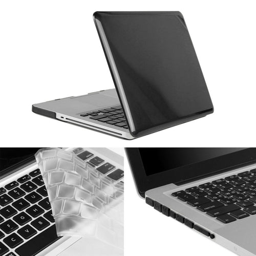 ENKAY สำหรับ Macbook Pro 15.4 นิ้ว (เวอร์ชั่นอเมริกา) / A1286 Hat-Prince 3 ใน 1 เคสพลาสติกแข็งคริสตัลพร้อมตัวป้องกันแป้นพิมพ์และปลั๊กฝุ่นพอร์ต