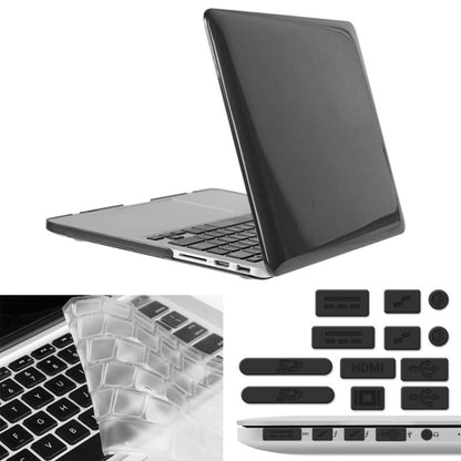 ENKAY สำหรับ Macbook Pro Retina 15.4 นิ้ว (เวอร์ชั่นอเมริกา) / A1398 Hat-Prince เคสพลาสติกแข็งคริสตัล 3 ใน 1 พร้อมตัวป้องกันแป้นพิมพ์และปลั๊กฝุ่นพอร์ต