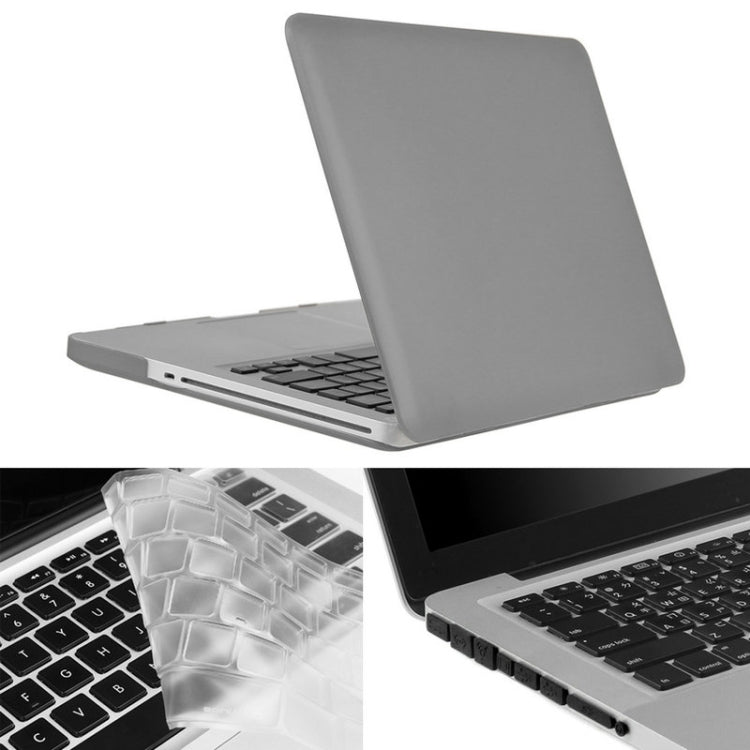 ENKAY สำหรับ Macbook Pro 13.3 นิ้ว (เวอร์ชั่นอเมริกา) / A1278 Hat-Prince 3 in 1 Frosted Hard Shell เคสพลาสติกพร้อมตัวป้องกันคีย์บอร์ดและปลั๊กฝุ่นพอร์ต
