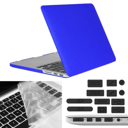 ENKAY สำหรับ Macbook Pro Retina 13.3 นิ้ว (เวอร์ชั่นอเมริกา) / A1425 / A1502 Hat-Prince 3 in 1 Frosted Hard Shell เคสพลาสติกป้องกันพร้อมตัวป้องกันแป้นพิมพ์และปลั๊กฝุ่นพอร์ต