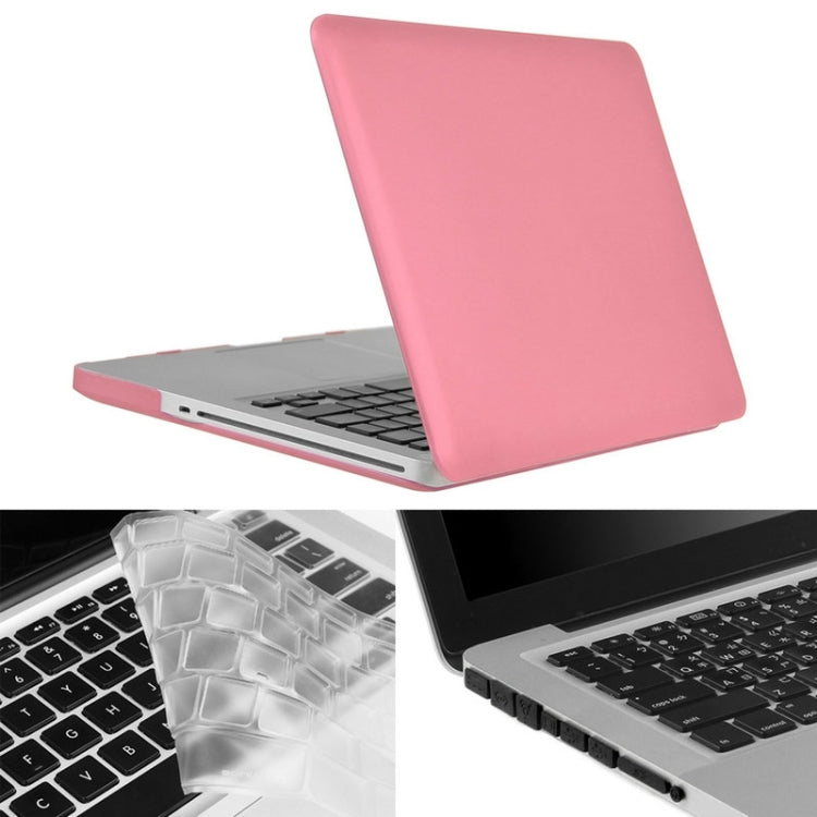ENKAY สำหรับ Macbook Pro 15.4 นิ้ว (เวอร์ชั่นอเมริกา) / A1286 Hat-Prince 3 in 1 Frosted Hard Shell เคสพลาสติกพร้อมตัวป้องกันแป้นพิมพ์และปลั๊กฝุ่นพอร์ต