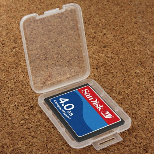 100 ชิ้นใสกล่องการ์ดพลาสติกสำหรับ Compact Flash Card/CF Card, CF Card