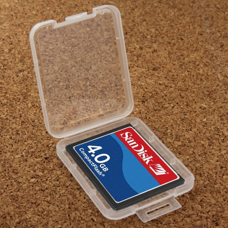 100 ชิ้นใสกล่องการ์ดพลาสติกสำหรับ Compact Flash Card/CF Card, CF Card