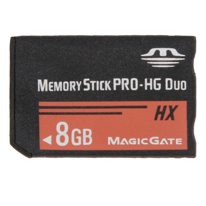 การ์ดหน่วยความจำ Memory Stick Pro Duo HX ขนาด 8GB - ความเร็วสูง 30MB/วินาที สำหรับใช้กับ PlayStation Portable (ความจุจริง 100%), 8GB