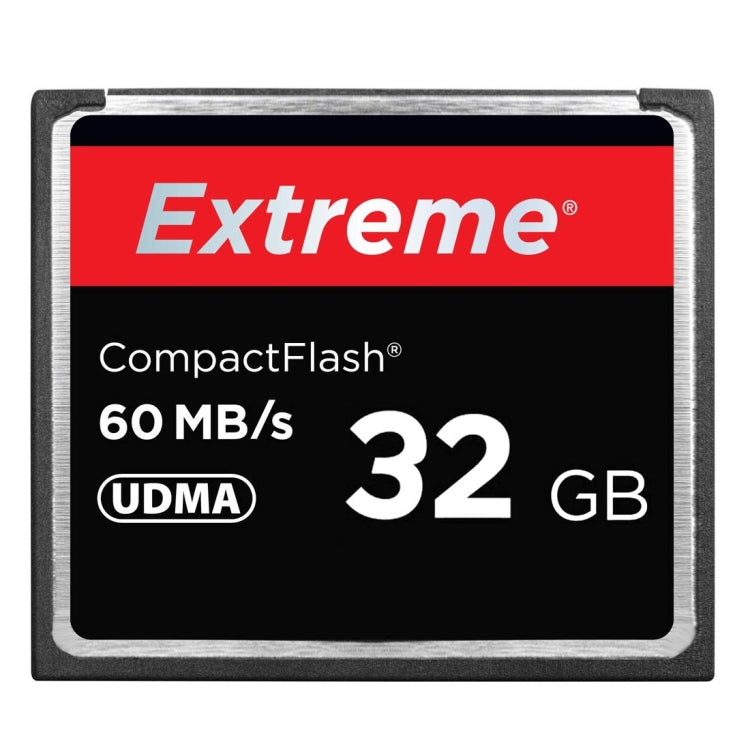 การ์ด Extreme Compact Flash ขนาด 32GB ความเร็วในการอ่าน 400X สูงสุด 60 MB/S (ความจุจริง 100%), 32GB