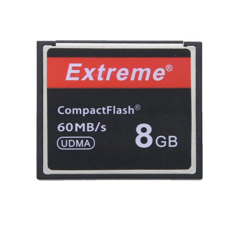 การ์ด Extreme Compact Flash ขนาด 8GB ความเร็วในการอ่าน 400X สูงสุด 60 MB/S (ความจุจริง 100%), 8GB