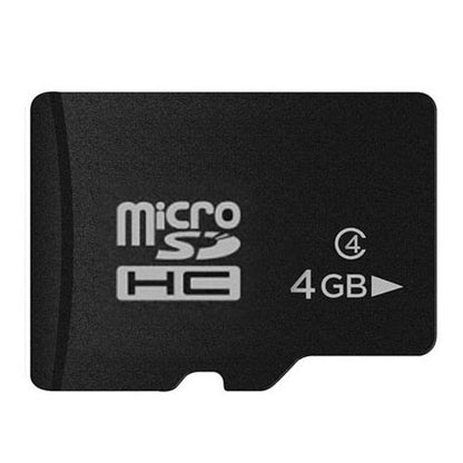 การ์ดหน่วยความจำ Micro SD (TF) ความเร็วสูงคลาส 10 ขนาด 4GB จากไต้หวัน เขียน: 8mb/s อ่าน: 12mb/s (ความจุจริง 100%), 4GB Naked Card