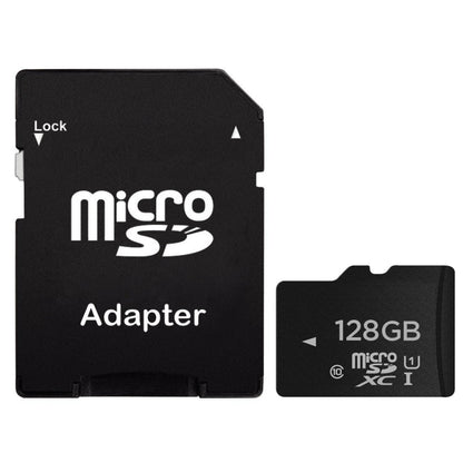 การ์ดหน่วยความจำ Micro SD (TF) ความเร็วสูงคลาส 128GB จากไต้หวัน เขียน: 8mb/s อ่าน: 12mb/s (ความจุจริง 100%), 128GB Naked Card
