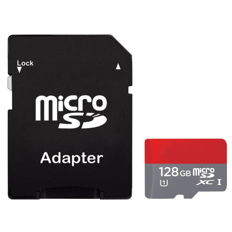 การ์ดหน่วยความจำความเร็วสูง Class 10 TF/Micro SDHC UHS-1(U1) ขนาด 128GB เขียน: 15mb/s อ่าน: 30mb/s (ความจุจริง 100%), 128GB