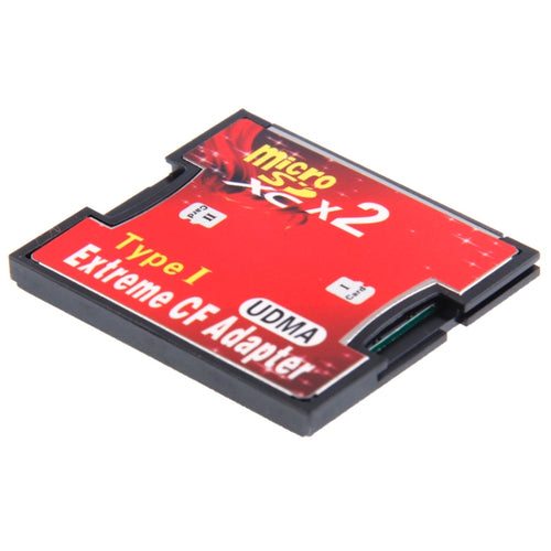 2-Socket Micro SD เป็น CF Compact Flash Memory Card Adapter, 2-Socket